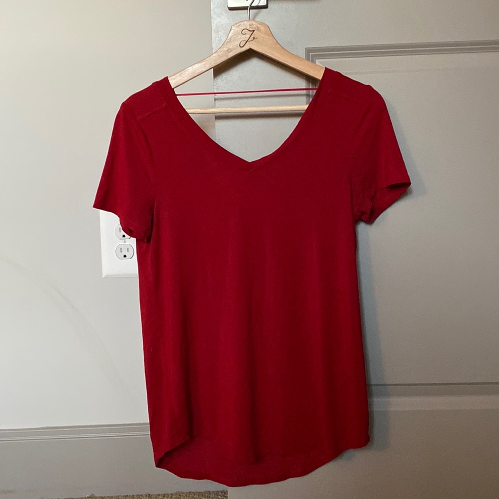 Cable & Gage Short Sleeve, Red Tee